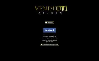 Venditti Studio of Bedford website
