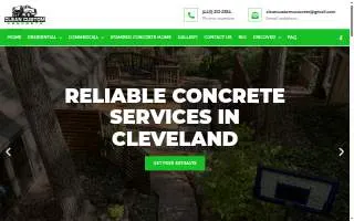 Clean Custom Concrete LLC website