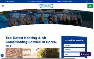 Heating & Air Conditioning of Berea website