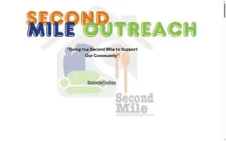 Second Mile Outreach website
