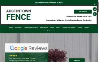 Austintown Fence website
