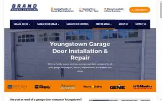Brand Garage Doors website