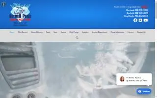Burnett Pools Inc. website