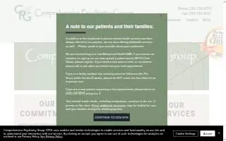 Comprehensive Behavioral Health of Boardman website