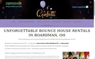 Confetti House website