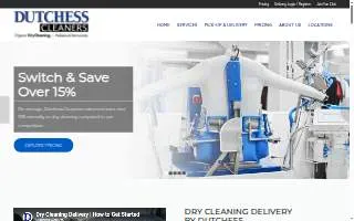 Dutchess Cleaners - Boardman website