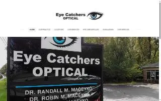 Eye Catchers Optical of Boardman website