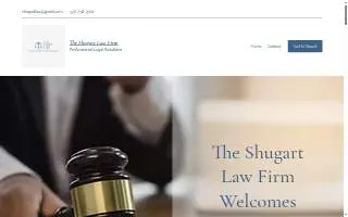 Shugart Law Firm, LLC website