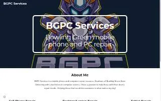 BGPC Services website