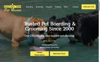Gold Star Pet Resort Inc website