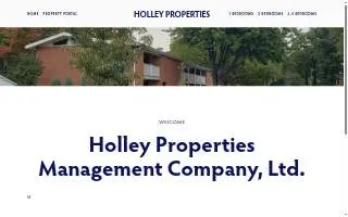Holley Properties website