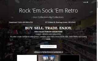 Rock'em Sock'em Retro website