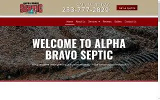 A & B Septic Tank Services of Broadview Heights website