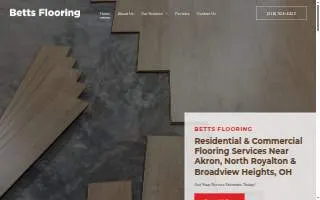 Betts Flooring website