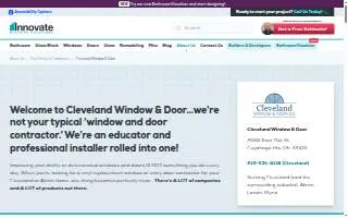 Cleveland Windows website