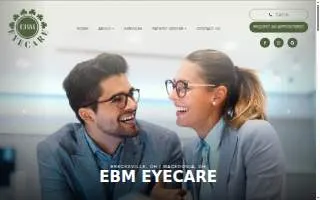 EBM Eyecare - Brecksville website