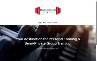 Hassinger Fitness website