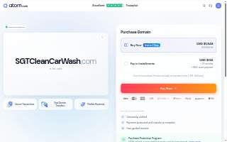 Sgt. Clean Car Wash