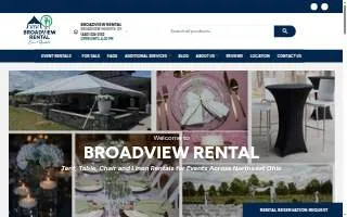 Broadview Rental of Brook Park website