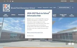 Brook Park Elementary School website