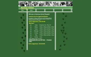Buckeye Animal Hospital website