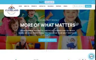 Cleveland Party Rentals of Brook Park website