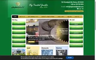 Emerald City Jewelers of Brook Park website