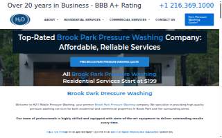 H2O Mobile Pressure Washing
