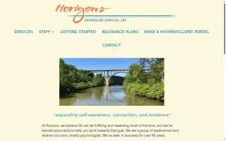Horizons Counseling of Brook Park website