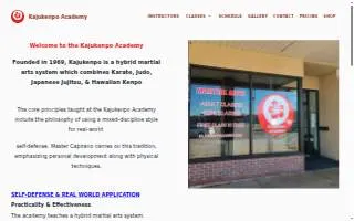Kajukenpo Academy website