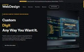 Olmsted Web Design of Brook Park website