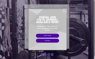 Portal Performance website