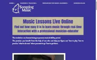 Songdog Music of Brook Park website
