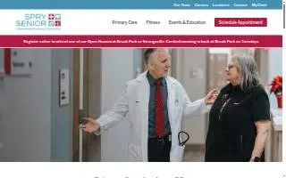 SPRY SENIOR website