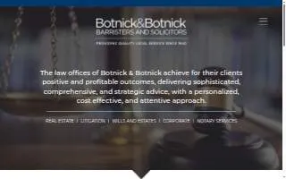 The Botnick Law Firm | DUI/OVI and Criminal Defense Attorneys of Brook Park website