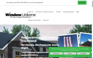 Window Universe Cleveland of Brook Park website