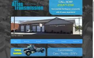Atlas Transmission of Brook Park website