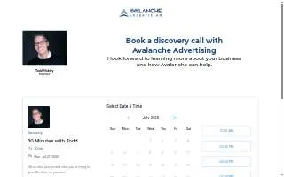 Avalanche Advertising of Brooklyn website