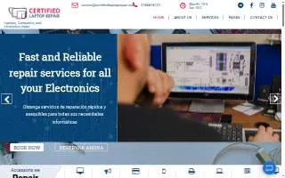 Certified Laptop Repair website