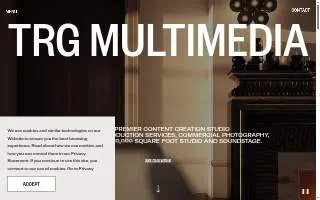 TRG Multimedia website