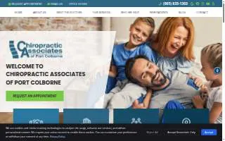 Chiropractic Associates of Brunswick website