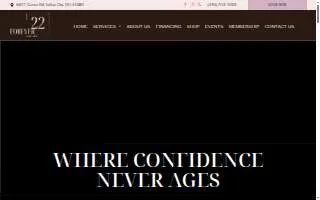 Forever 22 Med Spa website