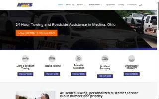 Heidi's Towing Inc of Brunswick website