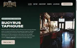 Bucyrus Taphouse website