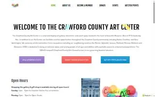 Crawford County Art Center website