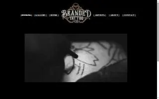Branded Tattoo Co website