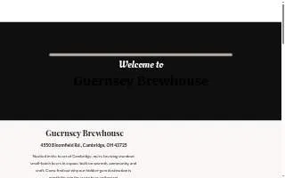 Guernsey Brewhouse website