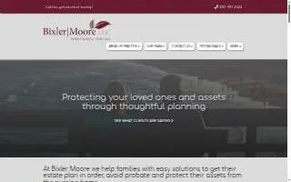 Bixler Moore, LLC website