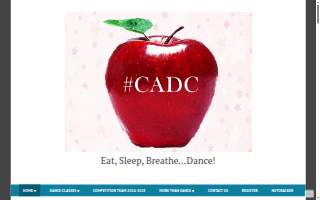 Candy Apples Dance Center website