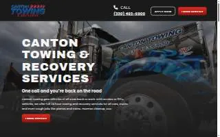 Canton Towing website